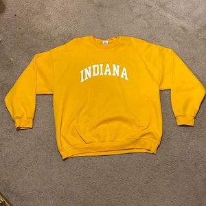 indiana/indiana university crewneck sweater
